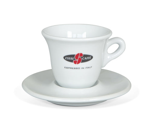 Essse Caffe - DOUBLE Espresso Cup & Saucer (4oz)