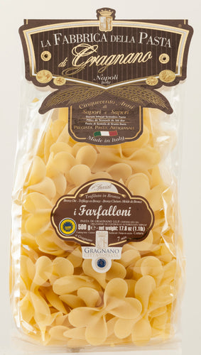 La Fabbrica Della Pasta - Farfalloni - 500g (17.6 oz)