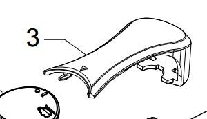 Gaggia 996530007407 (11022578) - Carafe upper Chrome Plastic