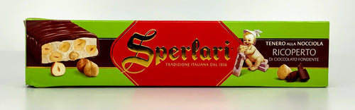 Sperlari - Torrone Tenero Ricoperto Di Cioccolato Fondente - 250g (8.81 oz)