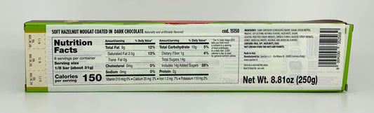 Sperlari - Torrone Tenero Ricoperto Di Cioccolato Fondente - 250g (8.81 oz)