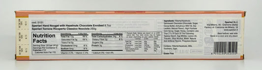 Sperlari - Torrone Classico Ricoperto Di Cioccolato - 250g