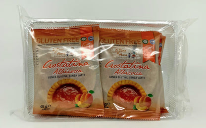 Rivetti - Crostantina Apricot - Milk Free - Gluten Free - (6 bags 45g each)