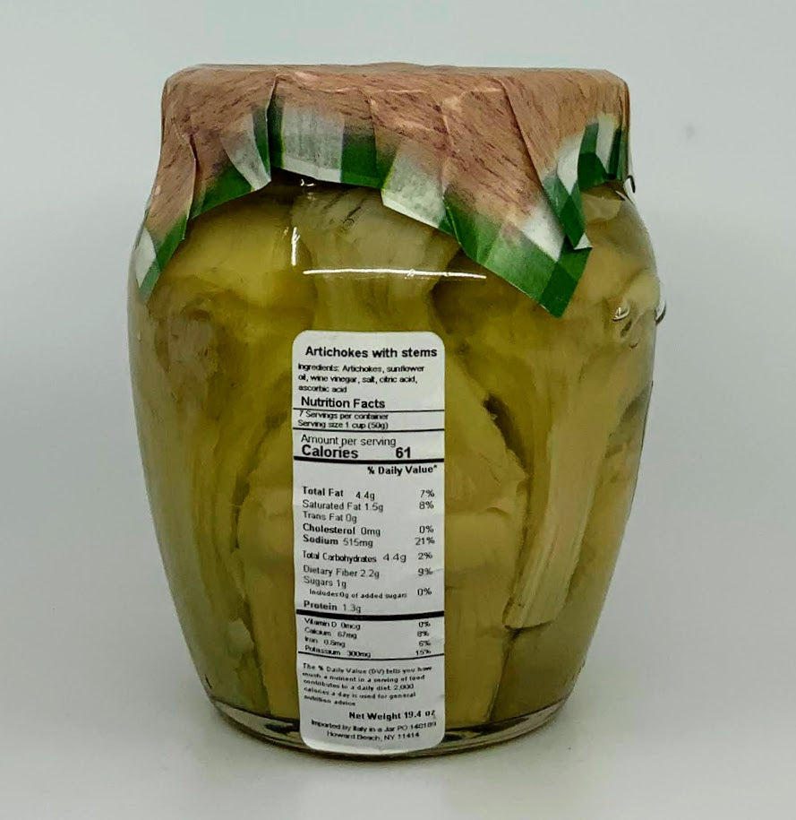 Natura E Bonta' - Carciofi Con Gambo - 550g (19.4 oz)