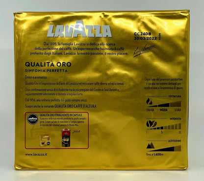 Lavazza - Oro Gold Double Pack Ground Espresso Bricks - 2 x 250g