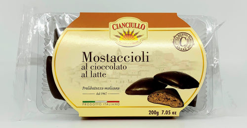 Cianciullo - Mostaccioli Milk Chocolate - 200g (7.05 oz)