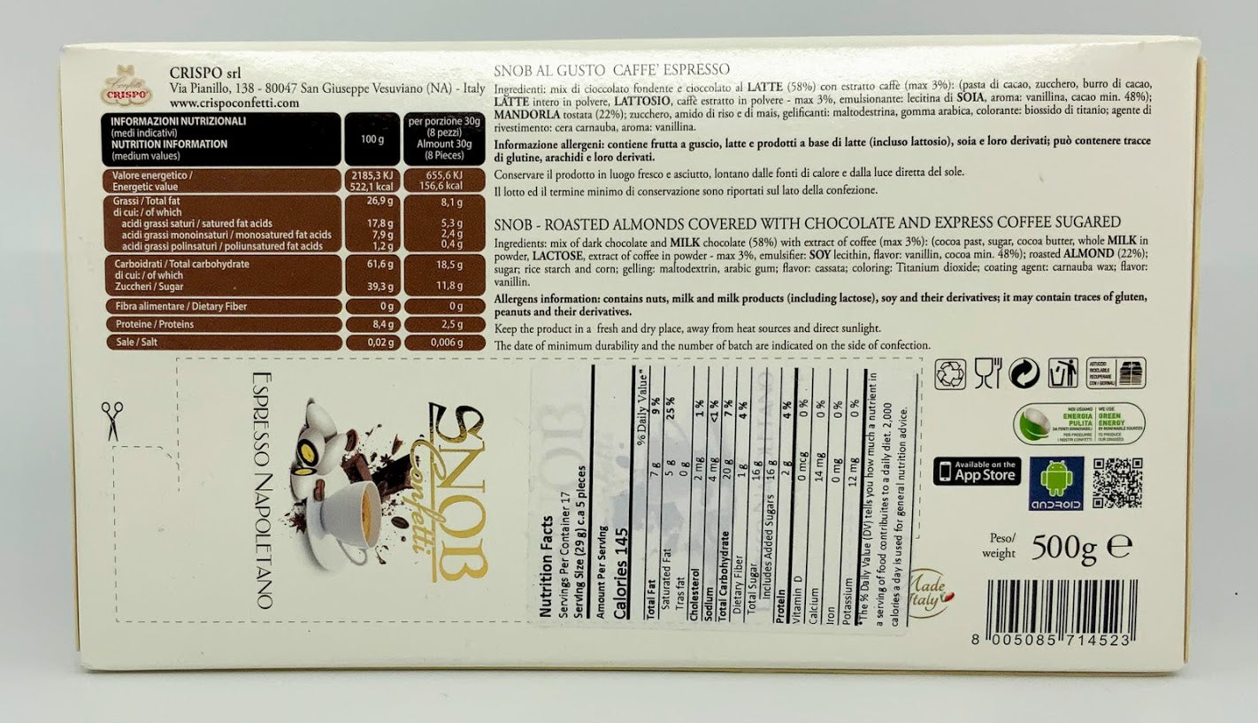 Snob Confetti - Coffee Napoletano - 500g