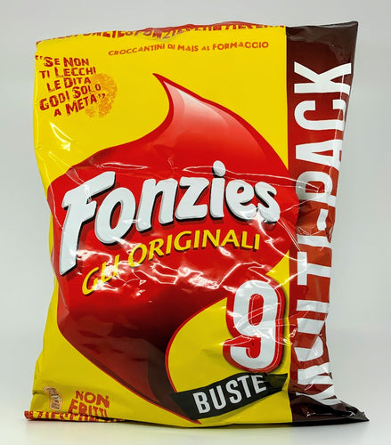 Fonzies - Cheese Corn Snack - Pack of 9 Bag (.26g Each) - 211.5g