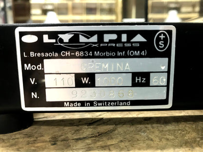 Refurbished Cremina 1992 - Black