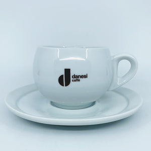 Danesi Ceramic Espresso Cup & Saucer (1 Cup) - 2oz Cups