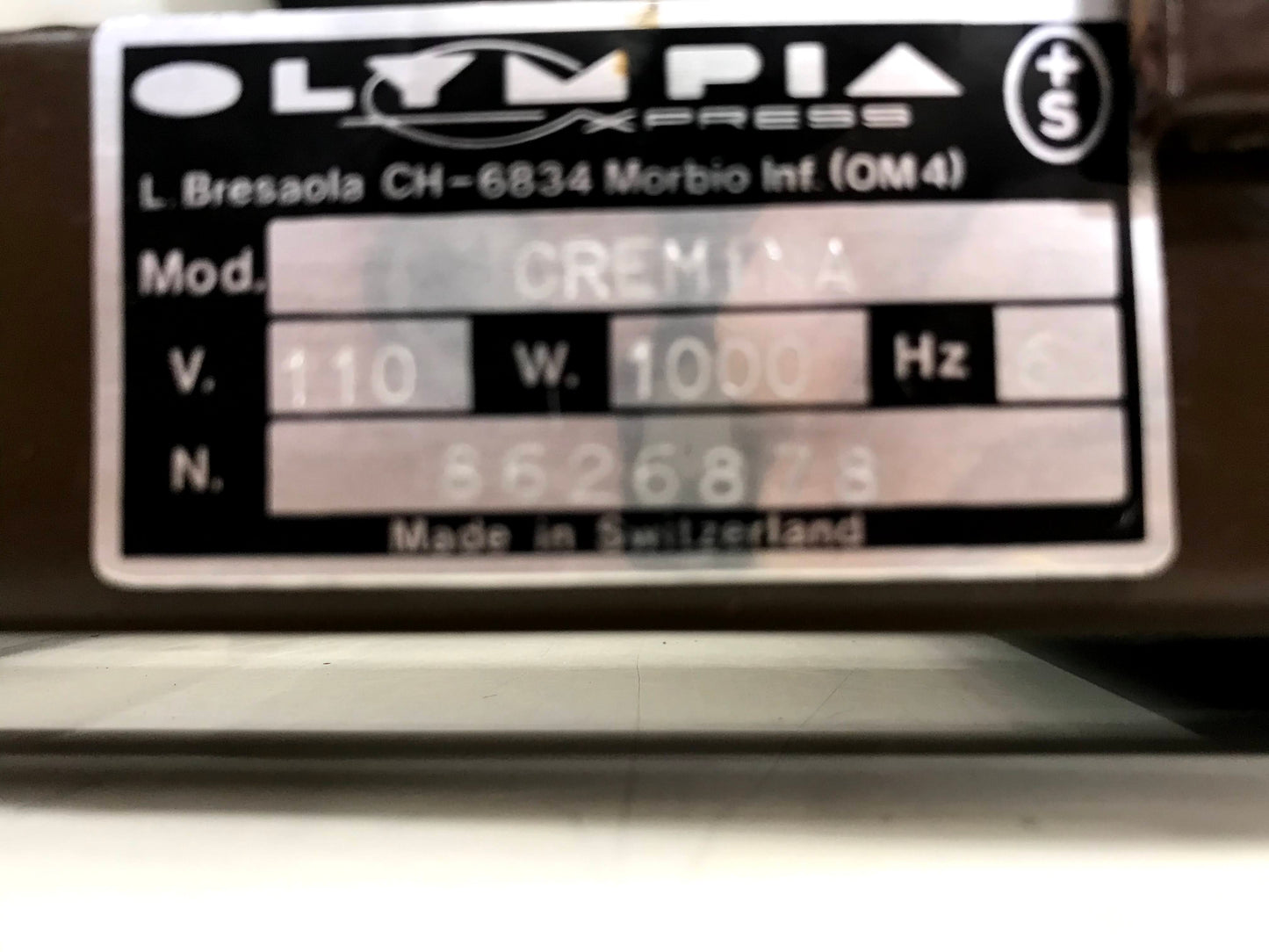 Cremina 1986 (free shipping + 6 month warranty) Used - Brown