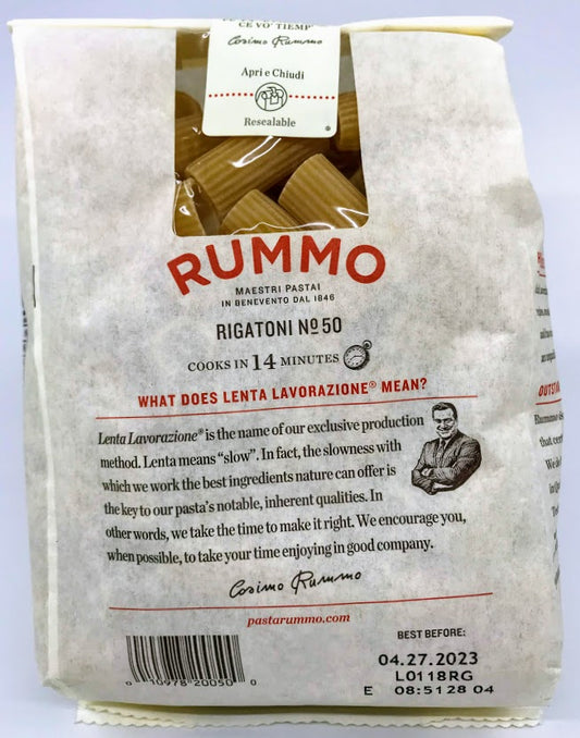 Rummo - Rigatoni #50 - 500g (17.6 oz)