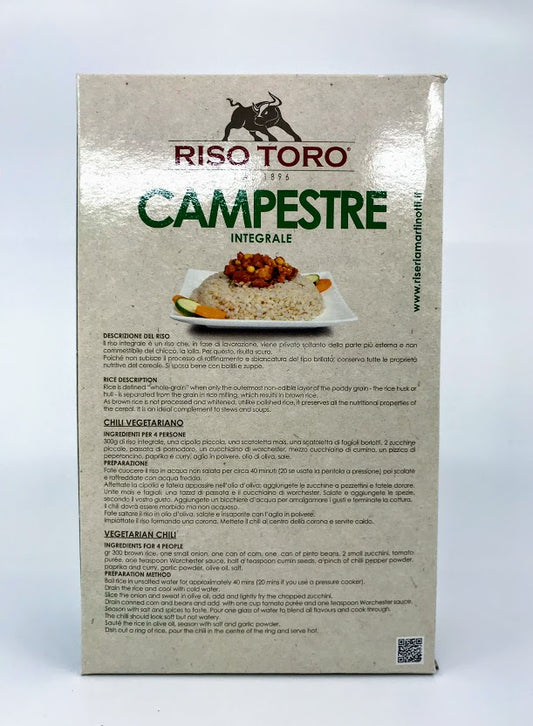 Riso Toro - Riso Campestre Integrale - 1000g