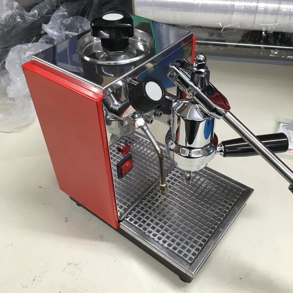 SOLD - Olympia Express Cremina 67 1990 Red Refurbished -- Brand New Group