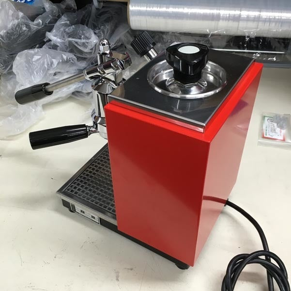 SOLD - Olympia Express Cremina 67 1990 Red Refurbished -- Brand New Group