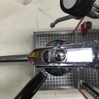 SOLD - Olympia Express Cremina 67 1990 Red Refurbished -- Brand New Group