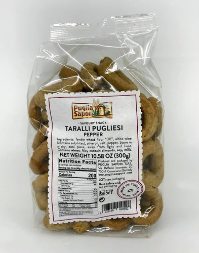 Puglia Sapori - Taralli with Pepper - 300g (10.58 oz)