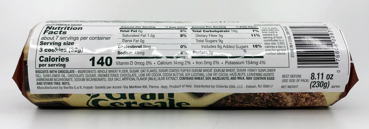 Barilla - Gran Cereale - Cioccolato - 230g (8.11 oz )