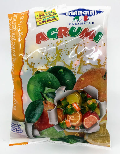 Mangini -  Caramelle - Agrumi - 150g (5.25 oz)