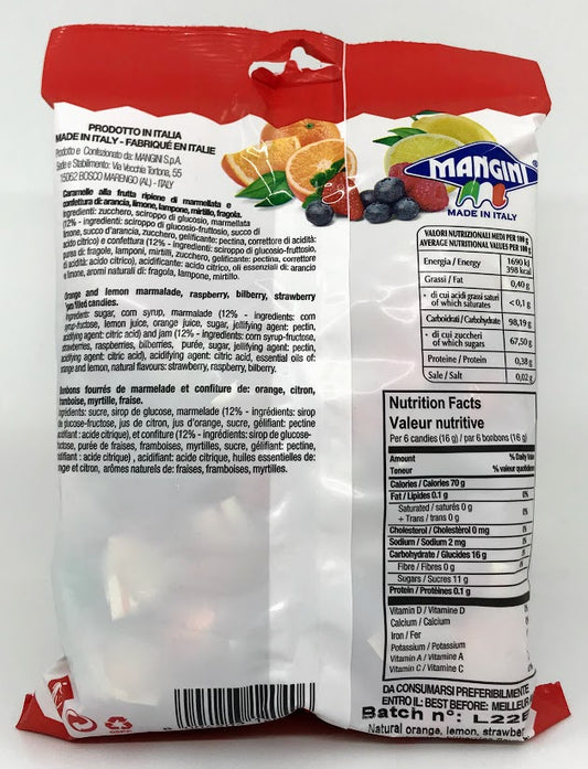 Mangini - Candies Bye Bye Frutta 150g (5.29 oz)