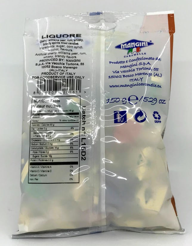 Mangini - Candies Liquore - 150g (5.29 oz)
