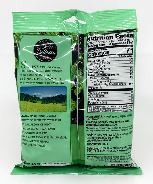 Fida - La Dolce Bellezza Glacia Mint Hard Candy - 127g (4.5 oz)
