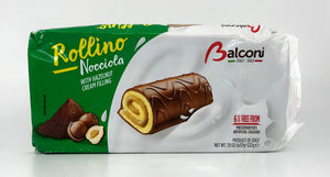 Balconi - Rollino Nocciola With Hazelnut Cream Filling - 222g (7.8 oz)