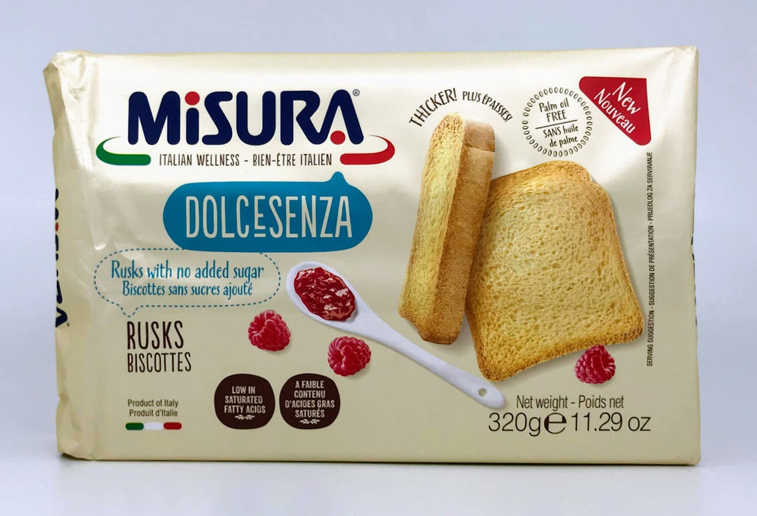 Misura - Fette Biscottate (No Sugar Added ) - 320g (11.29 oz )
