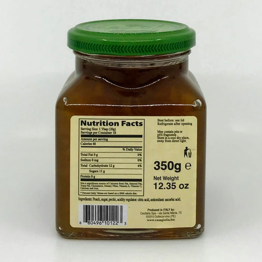 Casa Giulia - Peach Jam - 350g (12.35 oz)