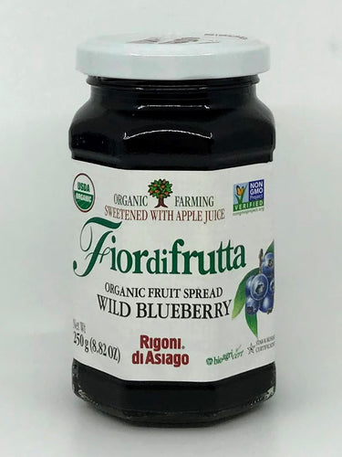 Rigoni -  Wild Blueberry - Organic Fruit Spread - 250g (8.82 oz)