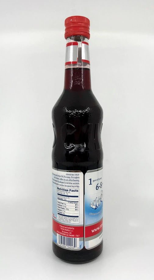 Toschi - Granatina Syrup (In Glass Bottle) -  560ml (19 oz)
