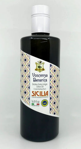 Voscenza Benerica - Sicilian Extra Virgin Olive Oil - 500ml - (16.9oz)