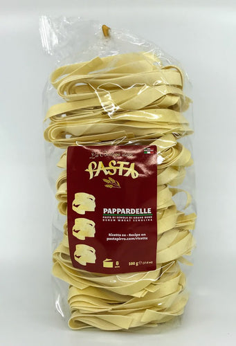 La Bottega Della Pasta - Pappardelle Nest - Duram Wheat Semolina - 500g (17.6 oz)