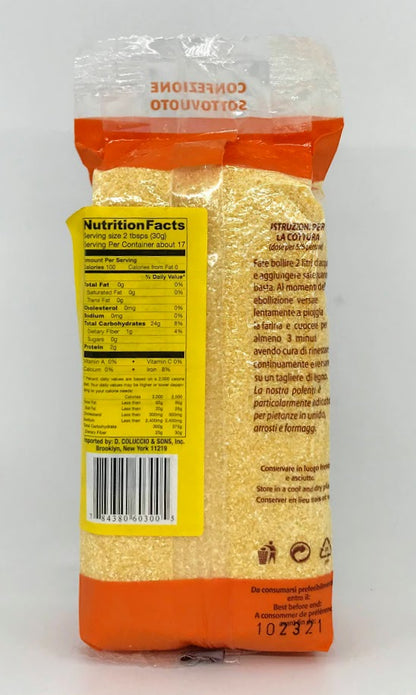 La Grande Ruota - Polenta Istantanea Corn Meal - 500g (17.6 oz)
