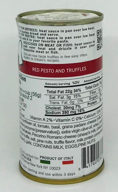 Urbani - Red Pesto and Truffles - 180g (6.4 oz)