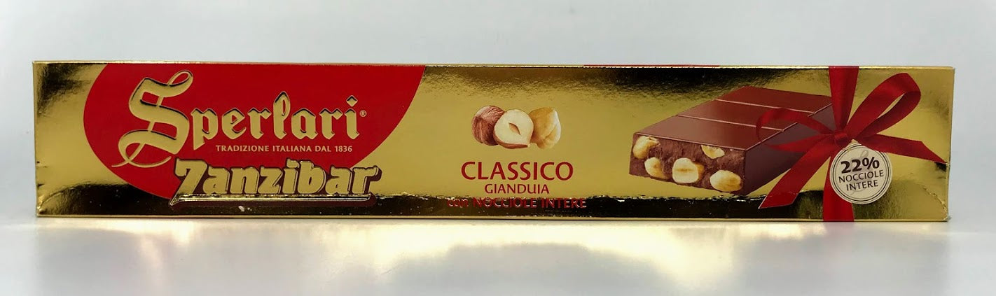 Sperlari - Torrone Zanzibar Classico Gianduia con Nocciole - 500g (17.63 oz)