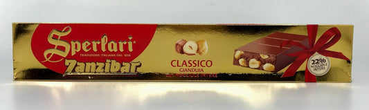 Sperlari - Torrone Zanzibar Classico Gianduia con Nocciole - 500g (17.63 oz)