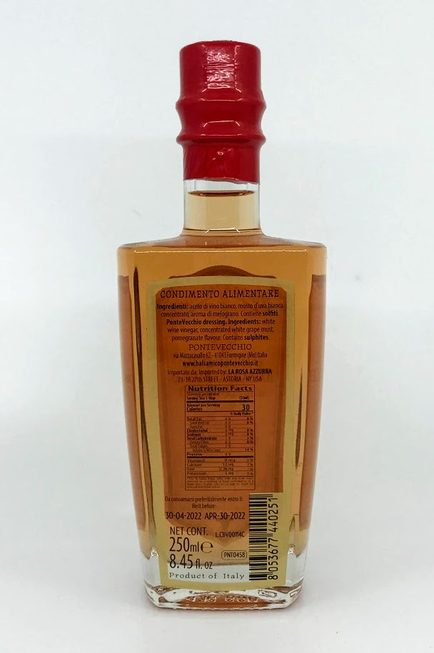 PonteVecchio - Pomegranate White Balsamic - 250ml (8.45 fl. oz)