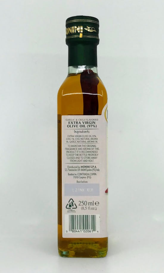 Monini - Garlic & Chili Olive Oil - 250 ml