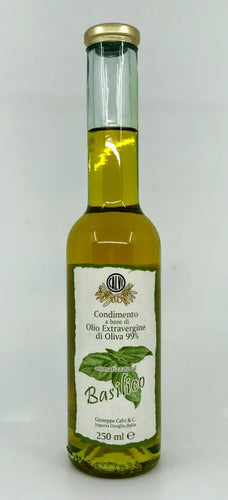 Calvi - Basil Flavored Extra Virgin Olive Oil - 250ml (8.45 fl. oz)