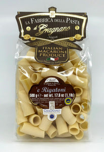 La Fabbrica Della Pasta Di Gragnano - e' Rigatoni - 500g (17.6oz)