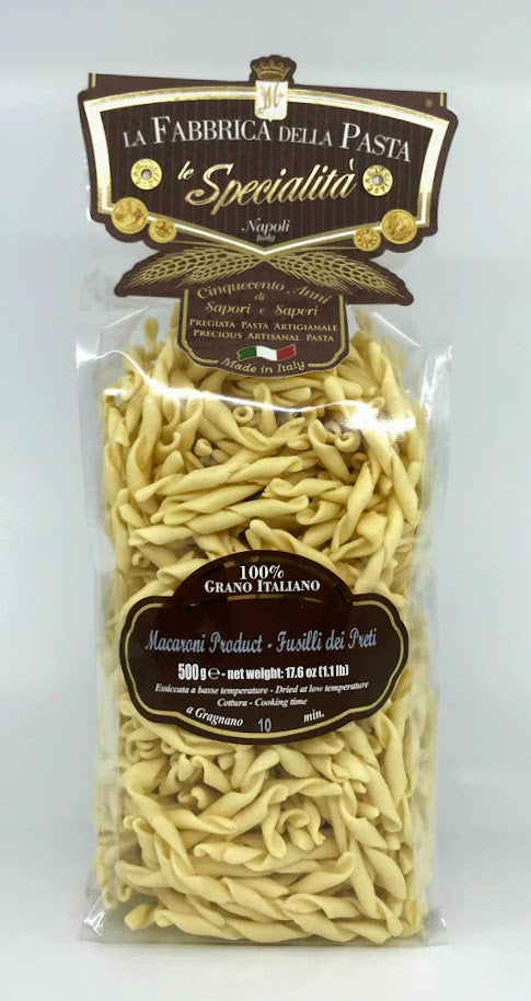 La Pasta Della Fabbrica Di Gragnano - Fusilli Dei Preti - 500g (17.6oz)