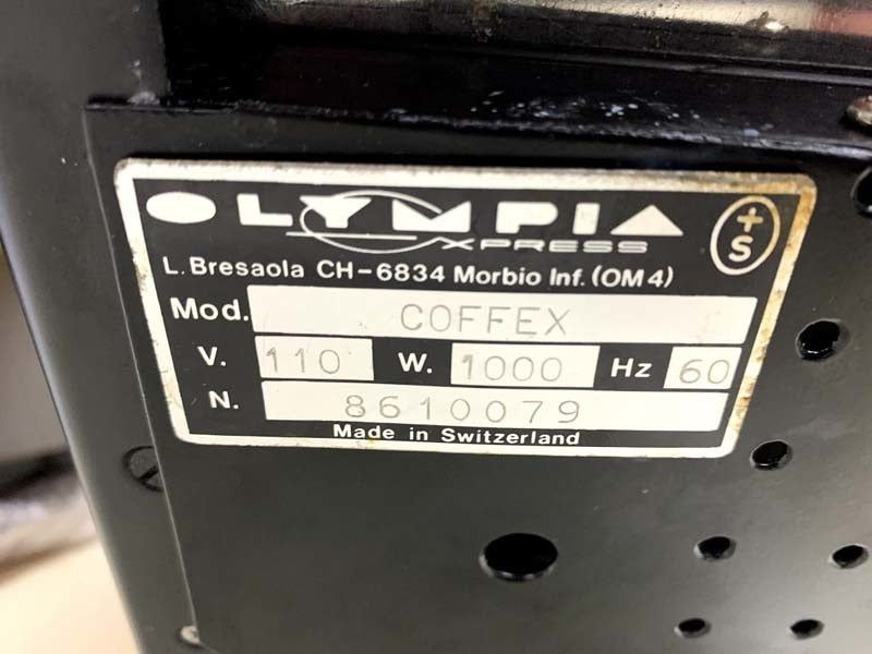 Refurbished Olympia Coffex 1986 (free shipping + 6 month warranty)
