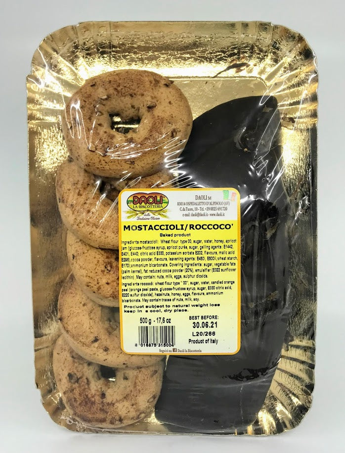 Daoli La Biscotteria - Mostaccioli & Roccoco - 500g (17.6 oz)