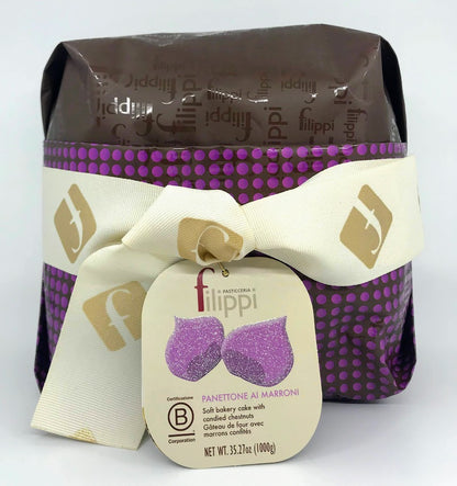 Filippi - Panettone ai Marroni (Castagne) - 1000g (35.27 oz)
