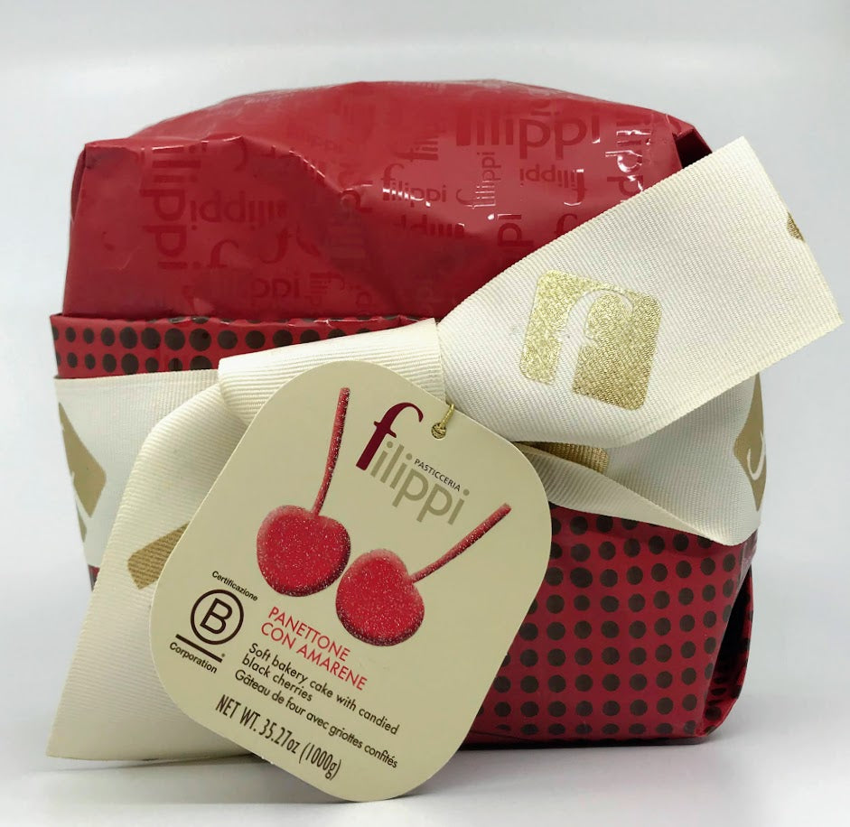 Filippi - Panettone con Amarene - 1000g (2.2 lbs)