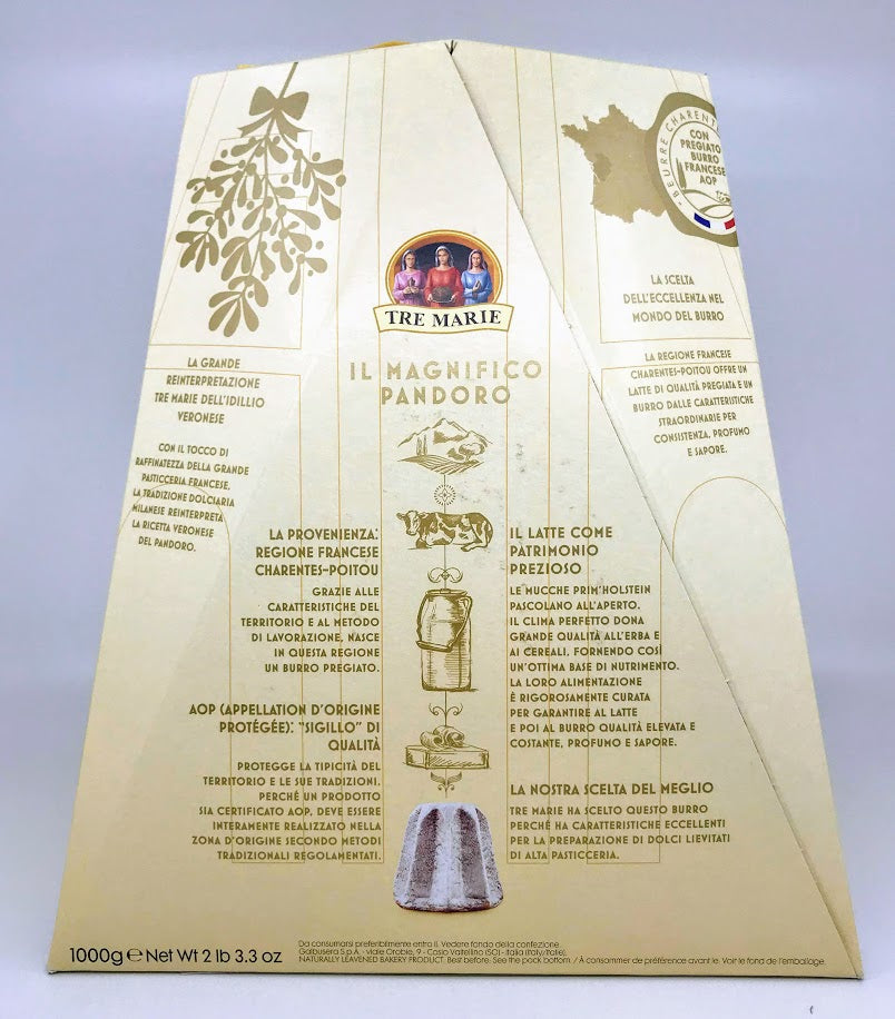 Tre Marie - Pandoro Magnifico - 1000g (2.3 lbs)