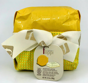 Filippi - Panettone Limone e Cioccolato Bianco - 1000g (2.2 lbs)