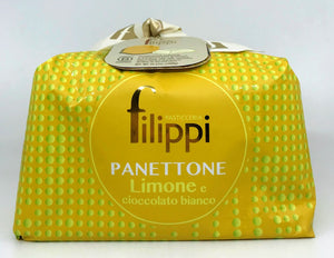 Filippi - Panettone Limone e Cioccolato Bianco - 1000g (2.2 lbs)