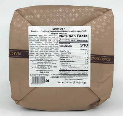 Fiasconaro - Panettone Nocciole - 1000g (2.2 lbs)